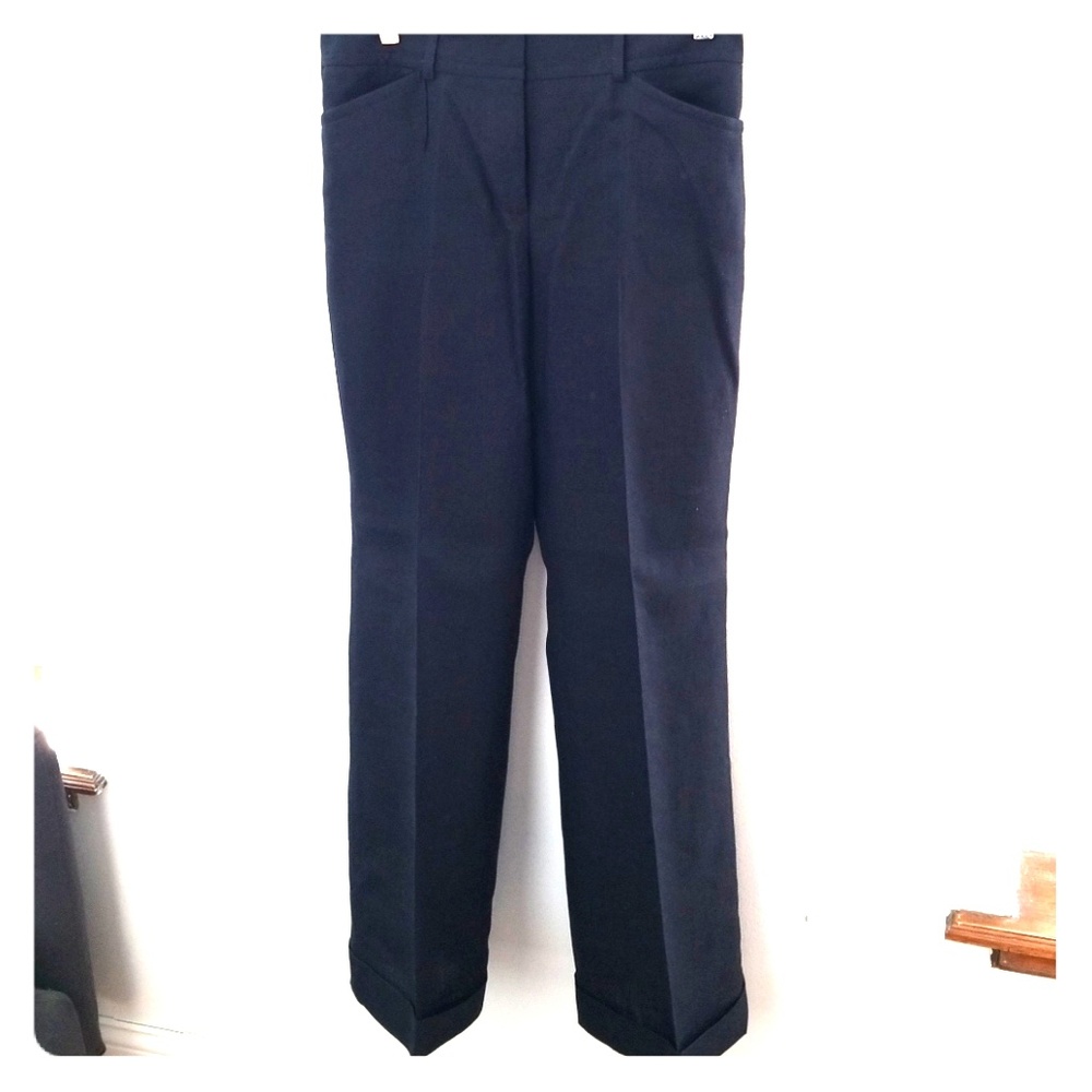 Vintage 2002 J.Crew Black Linen Pant